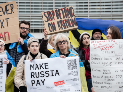 Make Russia Pay Protest Wave Shakes Europe: Civil Society Demands Unblocking of Reparation Loan for Ukraine