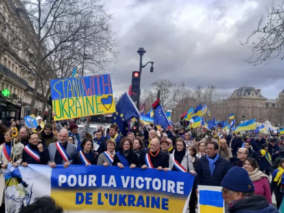 Rallies Around the World for the Third Anniversary of Russia’s Full-Scale Invasion