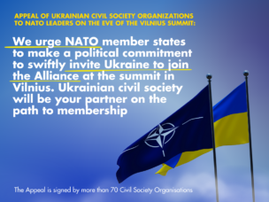 Appeal of Ukrainian Civil Society Organizations to NATO Leaders on the Eve of the Vilnius Summit