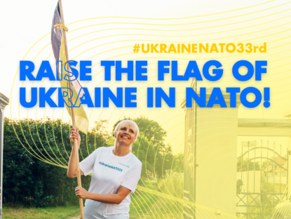 Bakhmut – Vilnius marathon route “Raise the flag of Ukraine in NATO #UkraineNATO33” goes through Poland