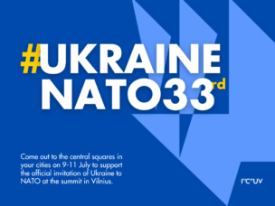 33 RALLIES TO SUPPORT UKRAINE’S INVITATION TO NATO